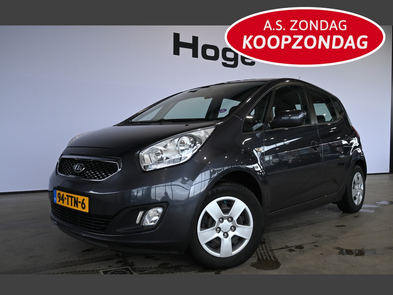 Kia Venga - 1.4 CVVT Plus Pack Airco Trekhaak Navigatie Rijklaarprijs Inruil Mogelijk! - AutoWereld.nl