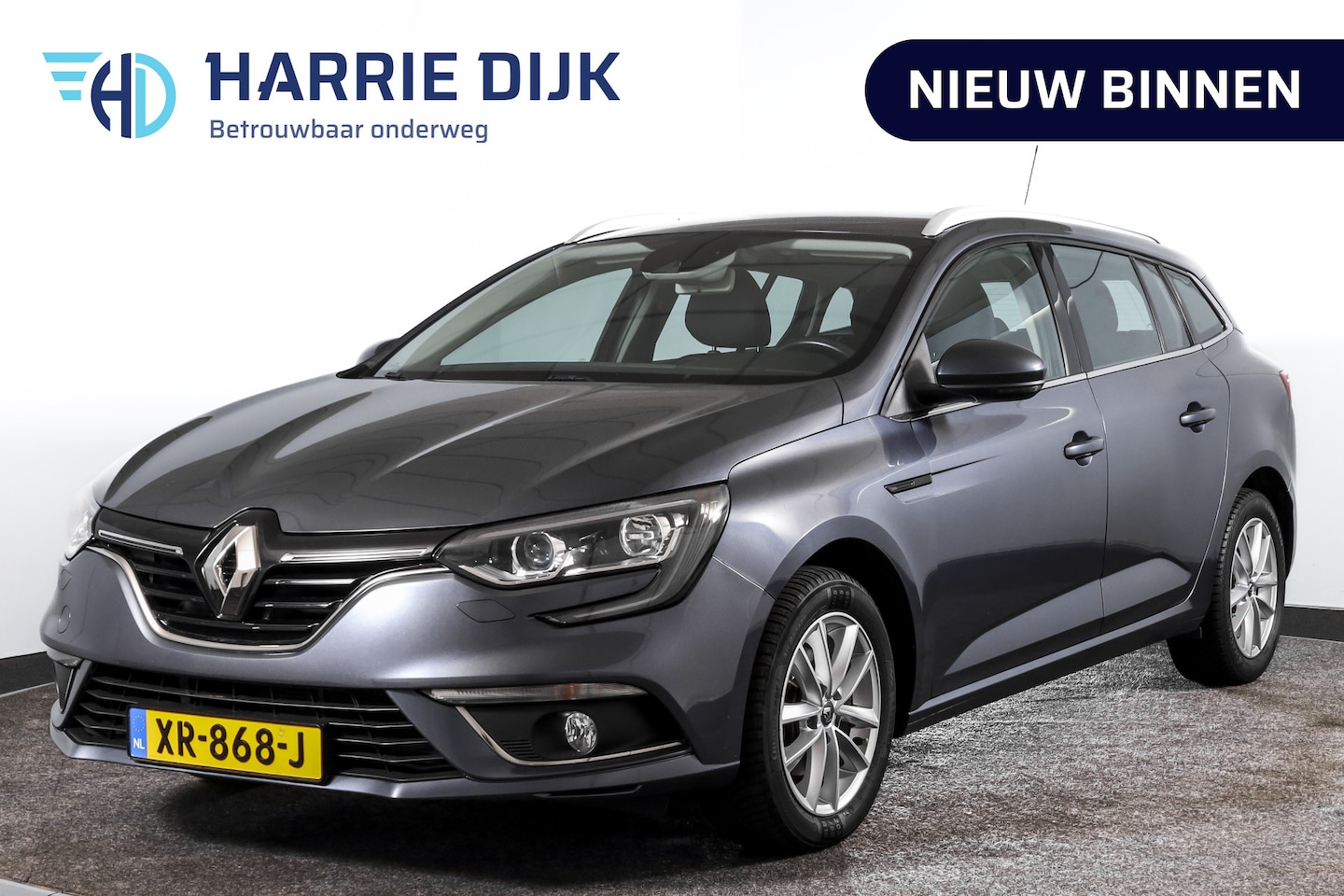 Renault Mégane Estate - 1.2 TCe 100 PK Limited | Cruise | Stoelverw. | PDC | NAV + App. Connect | ECC | LM 16" | - AutoWereld.nl