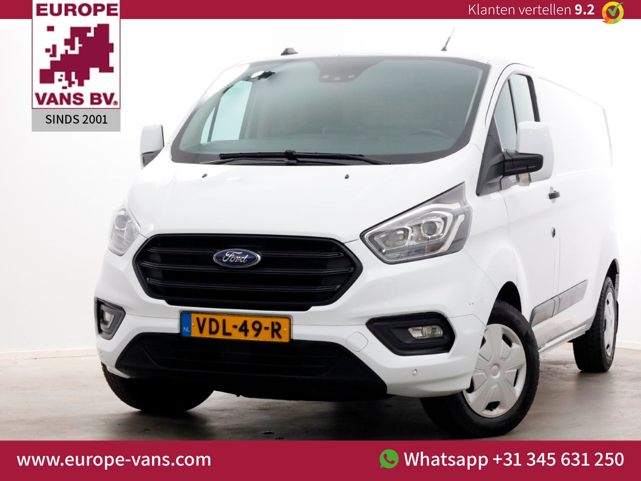 Ford Transit Custom - 2.0 TDCI 130pk E6 L2H1 Trend Camera/Navi/Achterklep 11-2019 - AutoWereld.nl