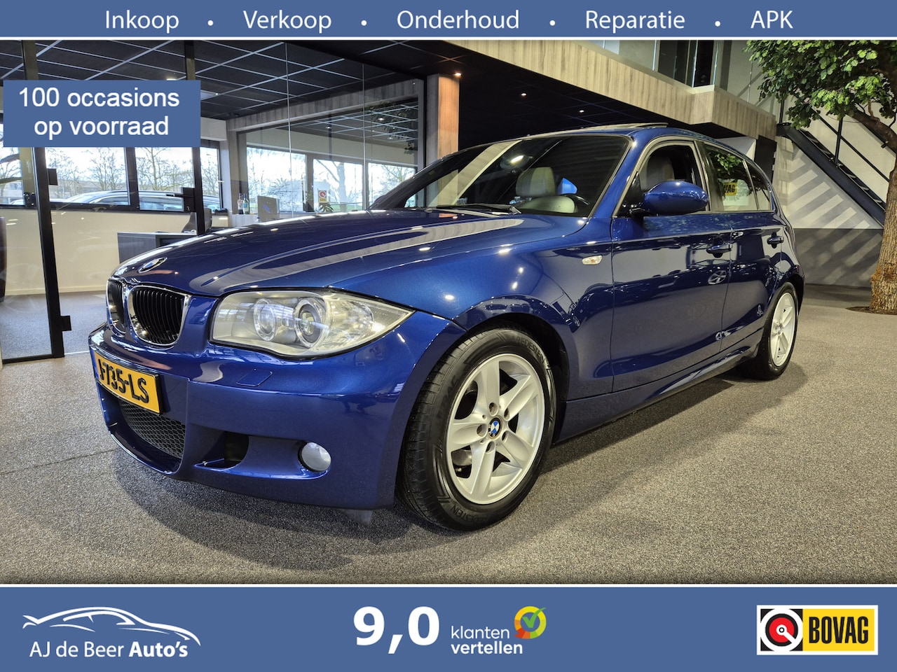 BMW 1-serie - 118i High Executive Volleder | Airco Clima | Open dak - AutoWereld.nl