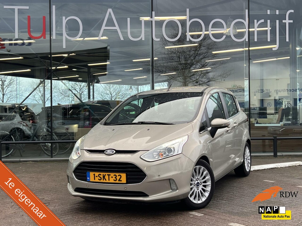 Ford B-Max - 1.0 EcoBoost Titanium Winterpack 1e Eig Dealer NAP - AutoWereld.nl