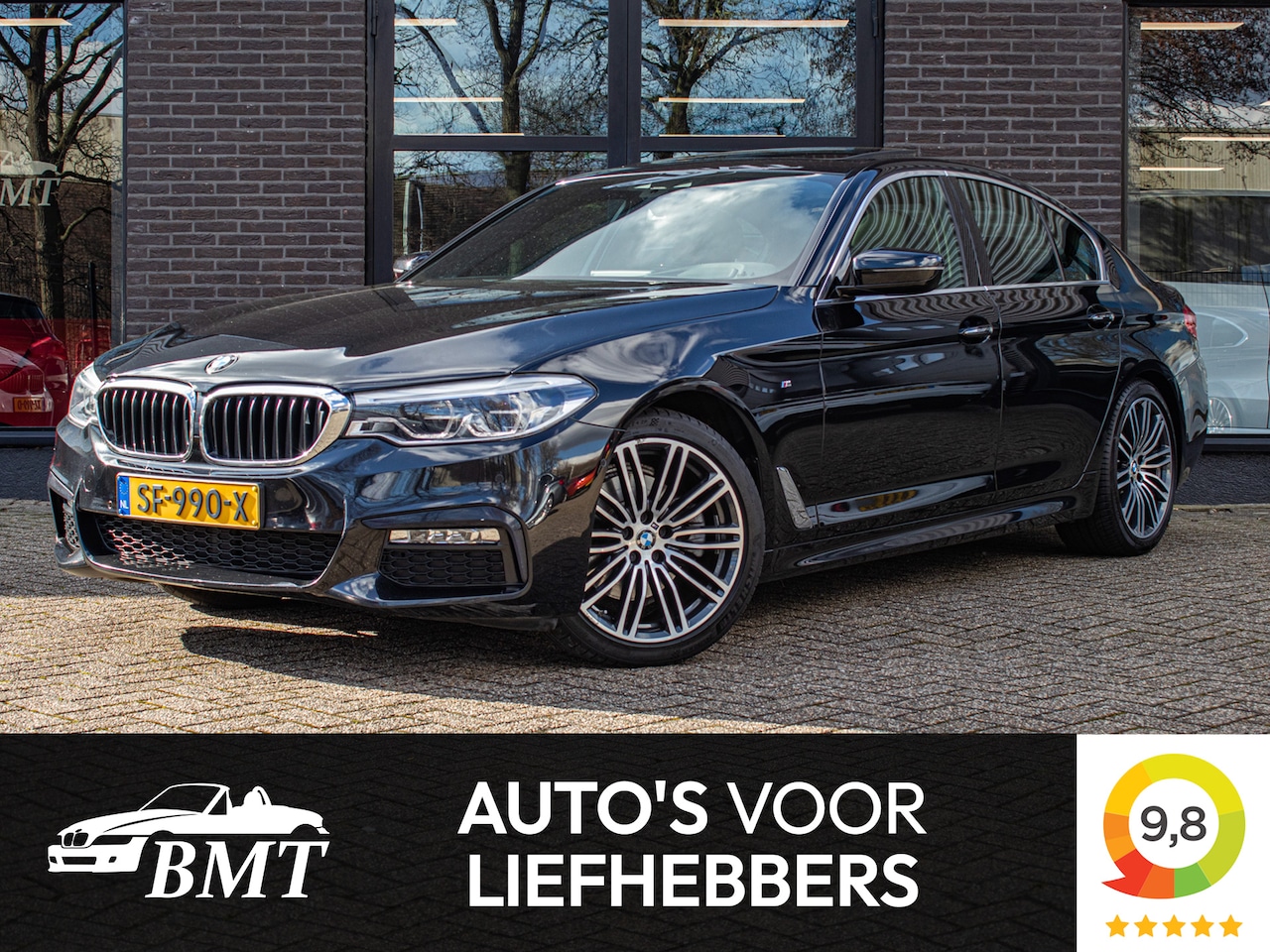 BMW 5-serie - 520i G30 High Executive M Sport / Head-Up / Comfort / Pano - AutoWereld.nl