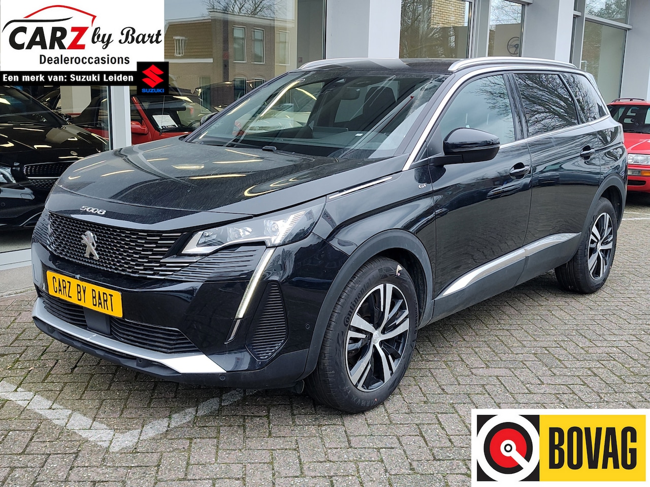 Peugeot 5008 - 1.2 PURETECH GT 7P AUTOMAAT Dodehoeksensoren | Adaptive Cruise | Elek. achterklep - AutoWereld.nl