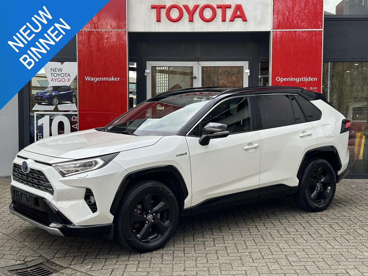 Toyota RAV4 - 2.5 Hybrid AWD Bi-Tone APPLE/ANDROID STOEL/STUURVERW. BLIND-SPOT LEDER - AutoWereld.nl