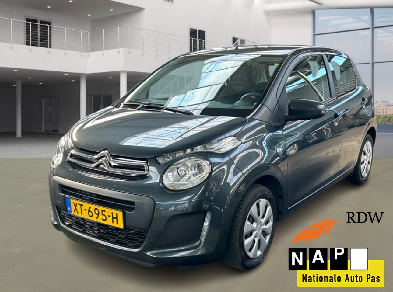 Citroën C1 - 1.0 e-VTi Feel Citroen C1 1.0 e-VTi Feel Grijs Metallic 5-Deurs - AutoWereld.nl