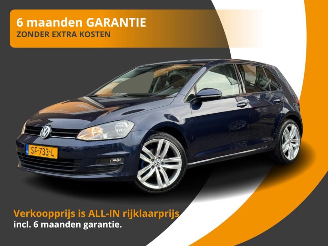 Volkswagen Golf - 1.2 TSI TRENDLINE 5-DRS/LMV/STOELVERW./PARKEERHULP/TREKHAAK - AutoWereld.nl