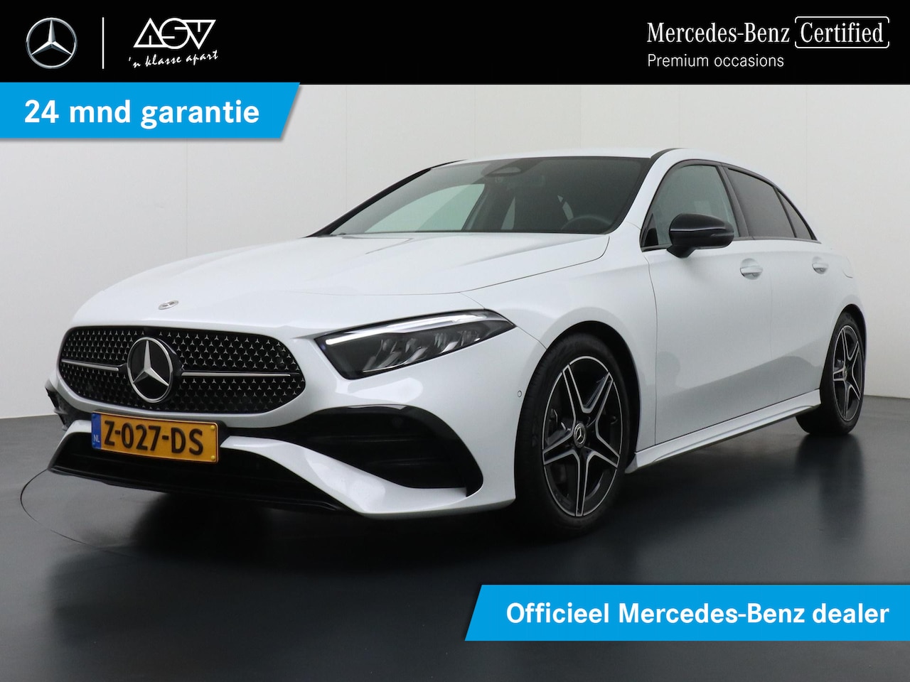 Mercedes-Benz A-klasse - 180 AMG Line | AMG-Lederpakket | Nightpakket | Dodehoekassistent | Sfeerverlichting | AMG - AutoWereld.nl