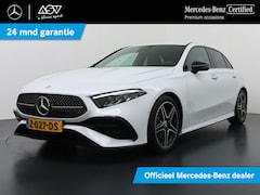 Mercedes-Benz A-klasse - 180 AMG Line | AMG-Lederpakket | Nightpakket | Dodehoekassistent | Sfeerverlichting | AMG