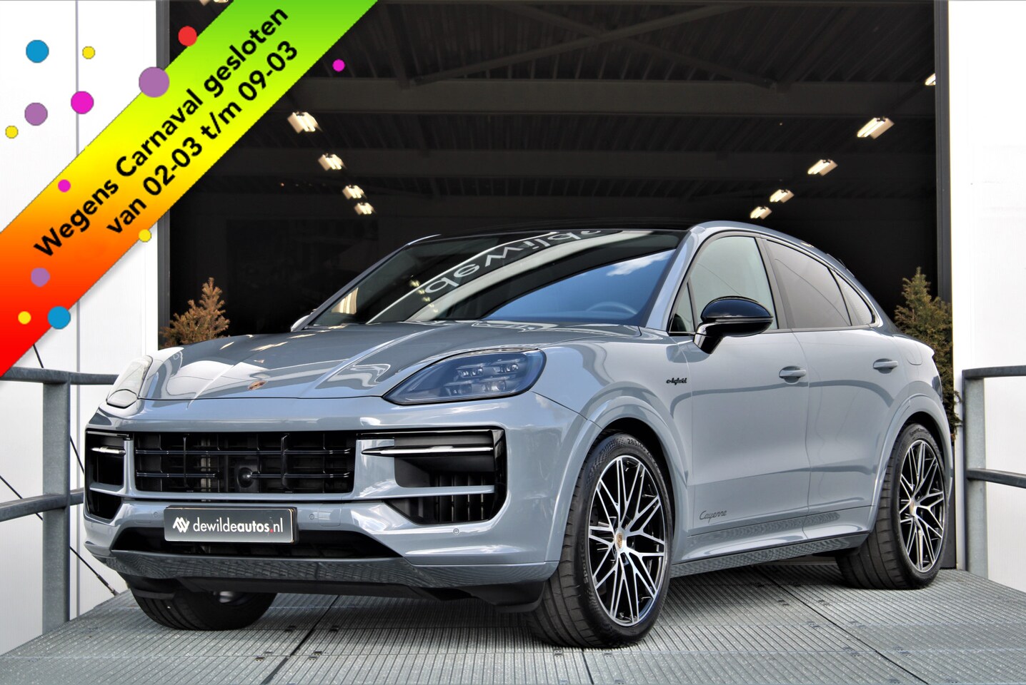 Porsche Cayenne Coupé - 3.0 E-Hybrid SportDesign 470pk Pano SoftClose 4-wielbesturing PassangerDisplay Trekhaak Bo - AutoWereld.nl