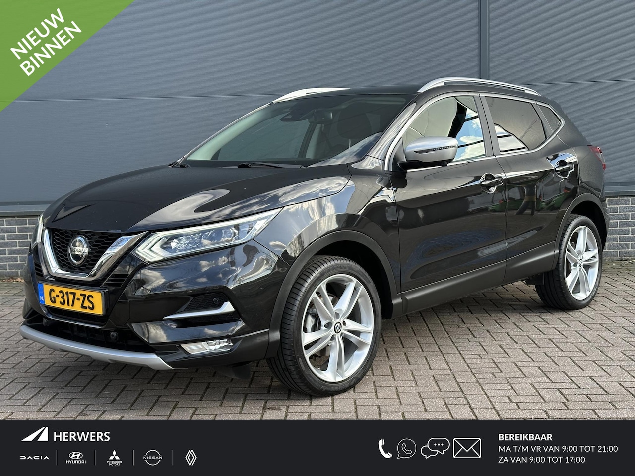 Nissan Qashqai - 1.3 DIG-T N-Motion / Panorama  / 360º Camera / Apple carplay / Cruise / Keyless / - AutoWereld.nl