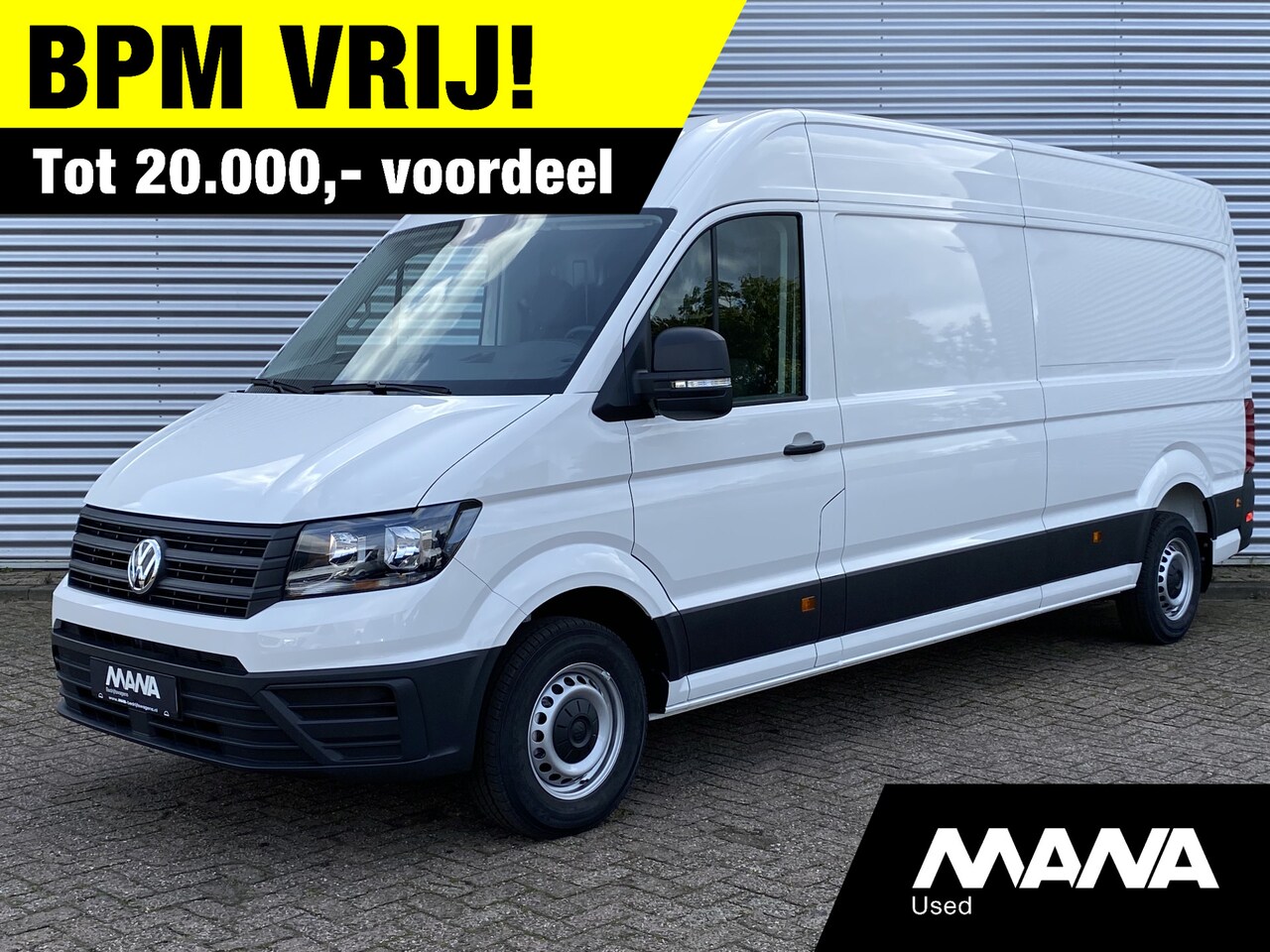 Volkswagen Crafter - 35 2.0TDI 140PK L4H3 Sensoren Airco 12V Bluetooth NIEUW Armsteun - AutoWereld.nl