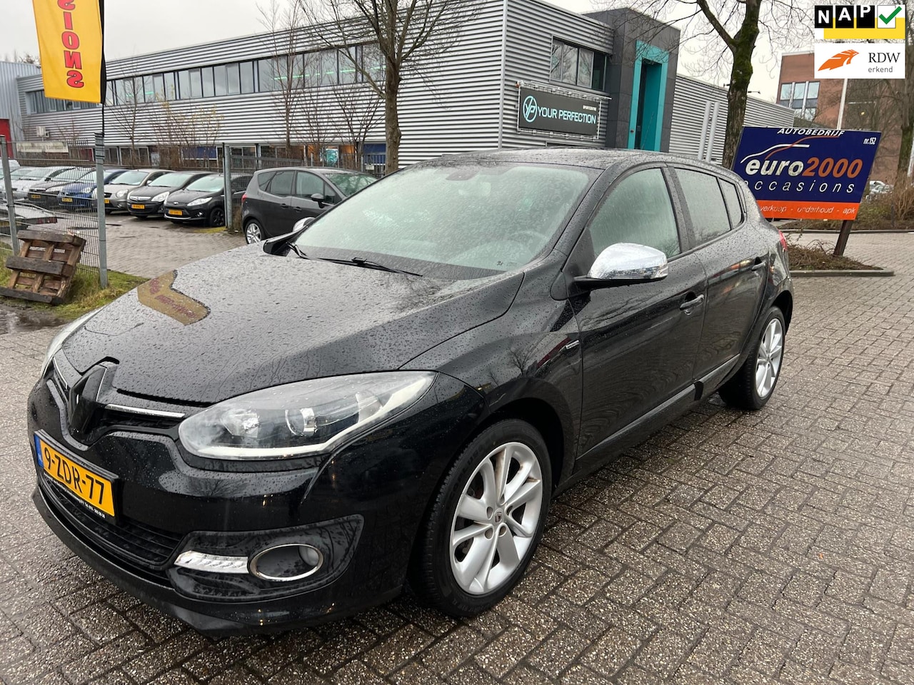 Renault Mégane - 1.2 TCe Limited - NAVIGATIE - 2014 - ZWART ! - AutoWereld.nl