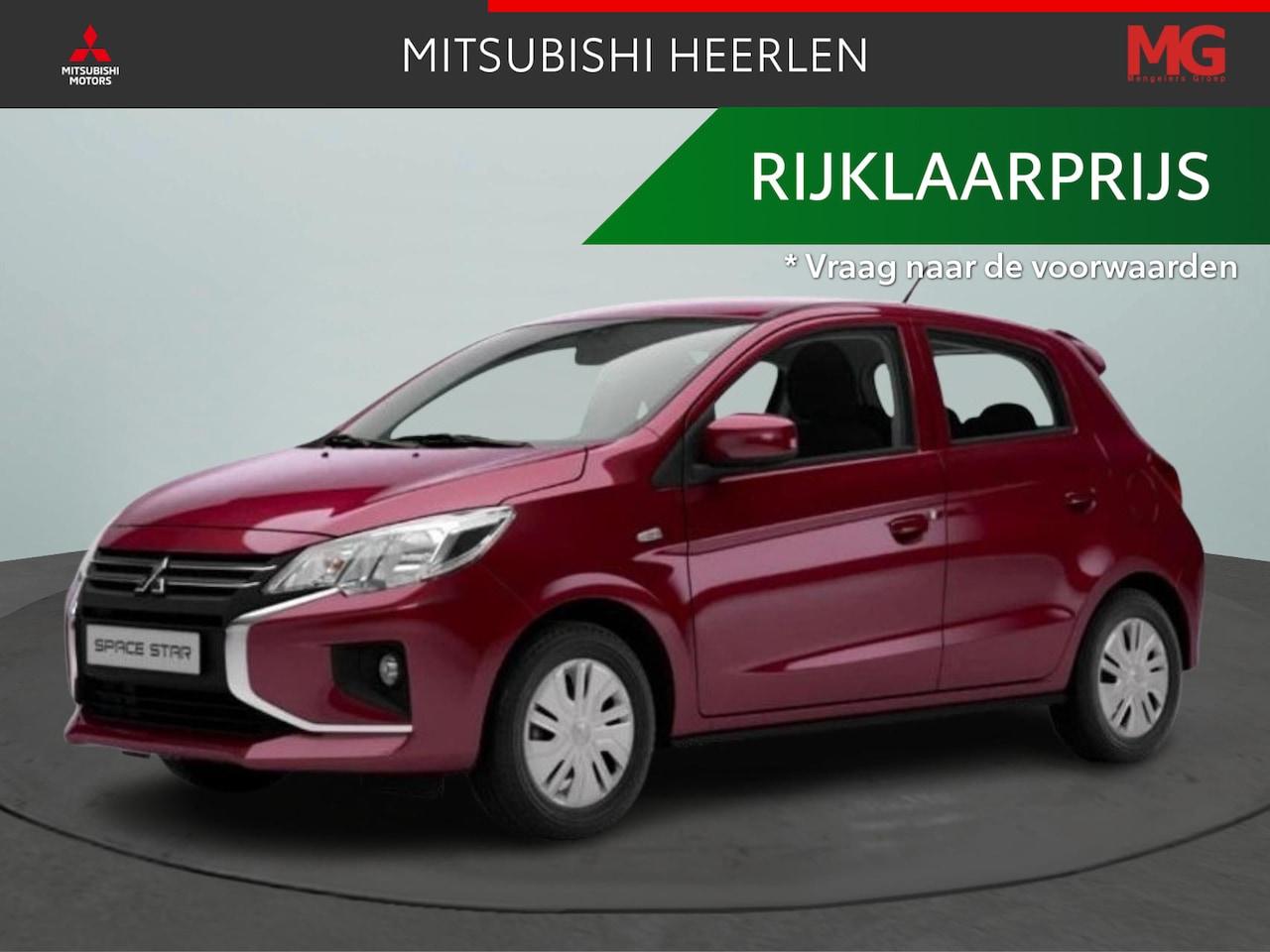 Mitsubishi Space Star - 1.2 Active Mengelers actieprijs: € 18.450,00* - AutoWereld.nl