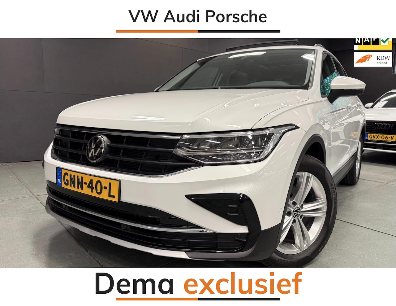 Volkswagen Tiguan - 1.5 TSI COMFORTLINE PANO/NAVI/LEDER/ECC/PDC/CRUISE/// - AutoWereld.nl