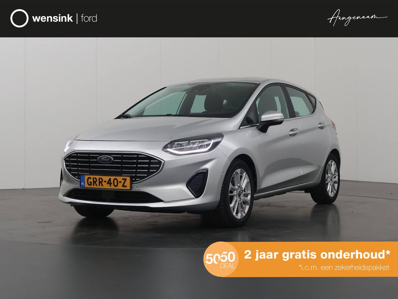 Ford Fiesta - 1.0 EcoBoost Automaat Hybrid Titanium | Adaptive Cruise Control | Navigatie | Climate Cont - AutoWereld.nl