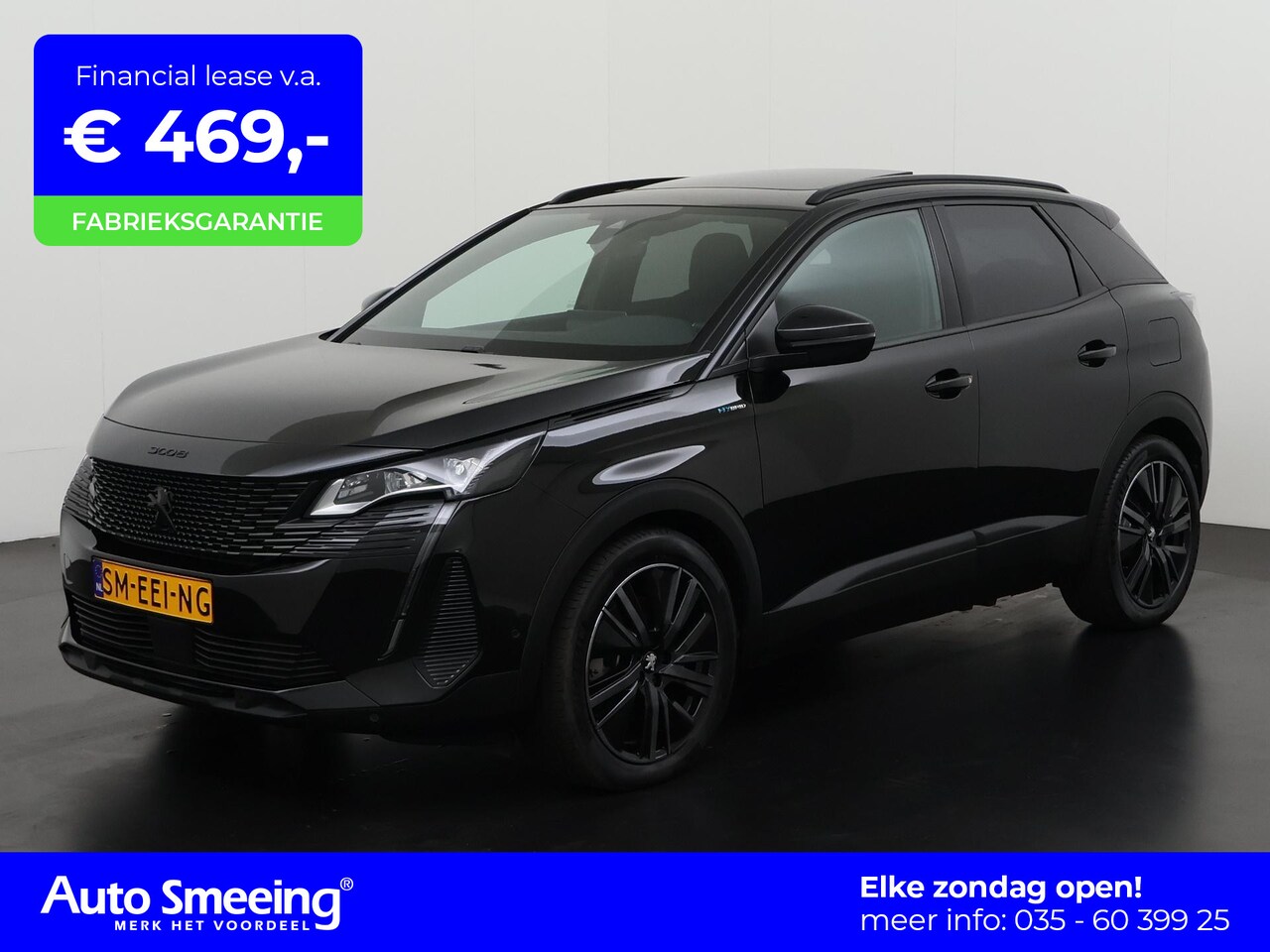 Peugeot 3008 - 1.6 HYbrid 225 GT Black Pack | Panoramadak | Trekhaak | Mem stoel | Elek achterklep | Zond - AutoWereld.nl