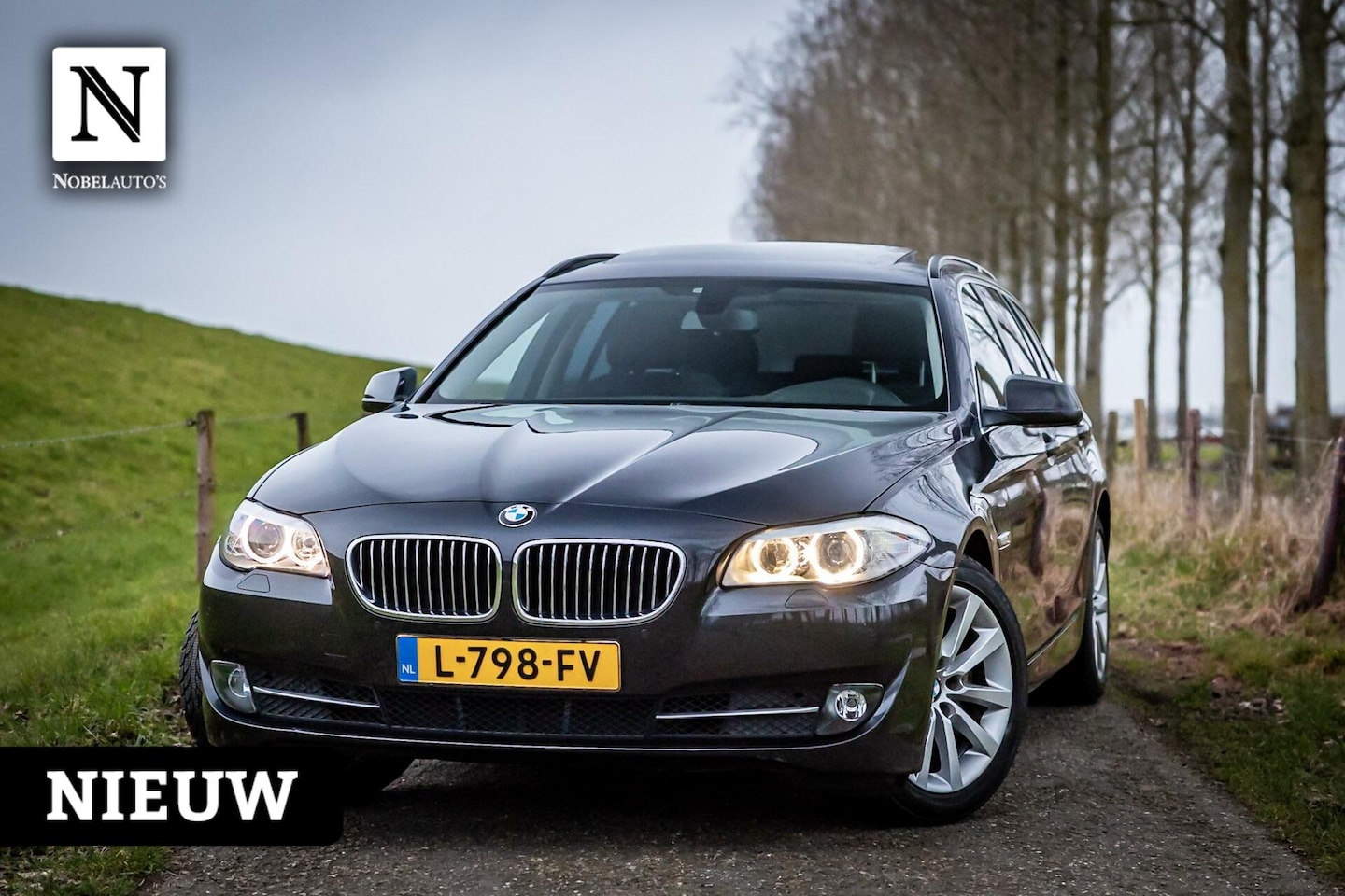 BMW 5-serie Touring - 530i | Pano | Elek klep | Navi | PDC - AutoWereld.nl