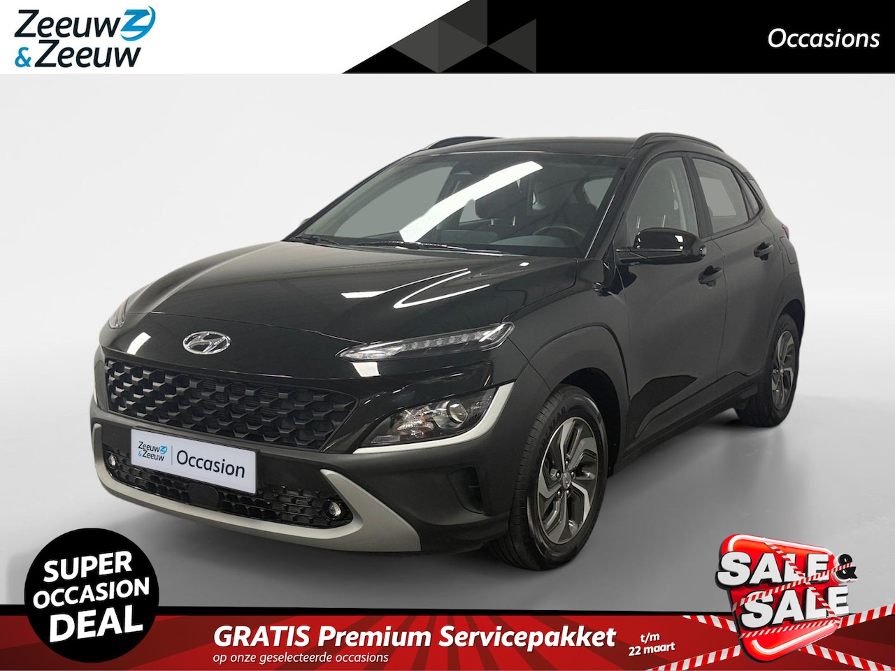 Hyundai Kona - 1.6 GDI HEV Comfort AUTOMAAT AIRCO CAMERA ADAPTIEVE CRUISE CONTROLE APPLE CARPLAY ANDROID - AutoWereld.nl