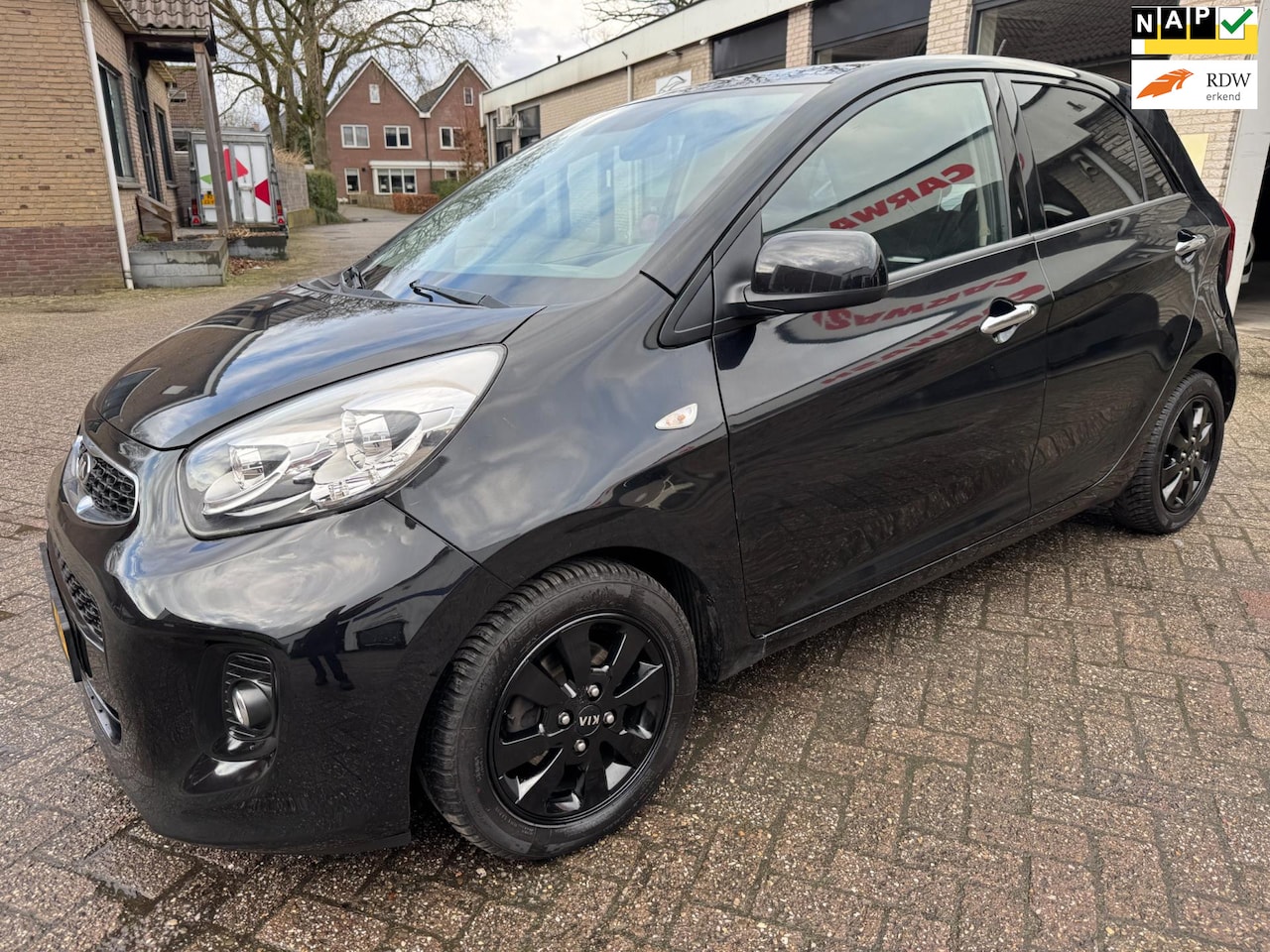 Kia Picanto - 1.0 CVVT First Edition AIRCO LED ORG 74589 KM NAP O.H BOEKJES LM VELGEN NW APK BOM VOLLE! - AutoWereld.nl