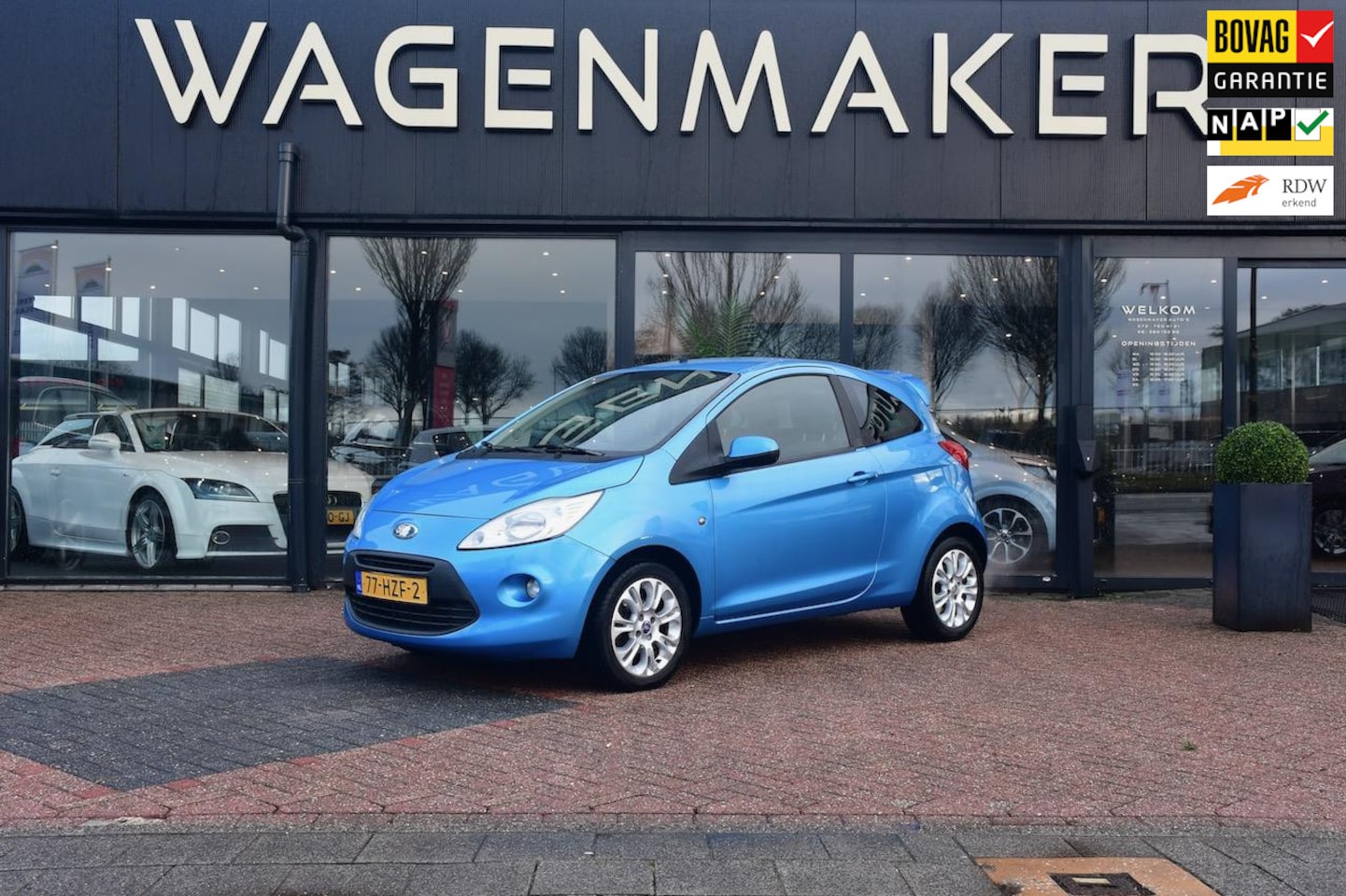 Ford Ka - 1.2 Titanium Airco|stoelverwarming|Goed onderhouden - AutoWereld.nl