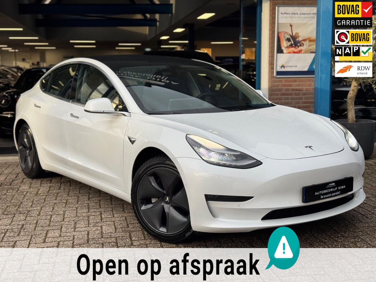 Tesla Model 3 - Long Range RWD Long Range AWD 75 kWh 2019 WIT Trekh NAP BTW! - AutoWereld.nl