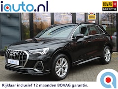 Audi Q3 - 45 TFSI e S-Line LED/Leder/Keyless/Camera/Dodehoek/Elek. klep/Trekhaak wegkl