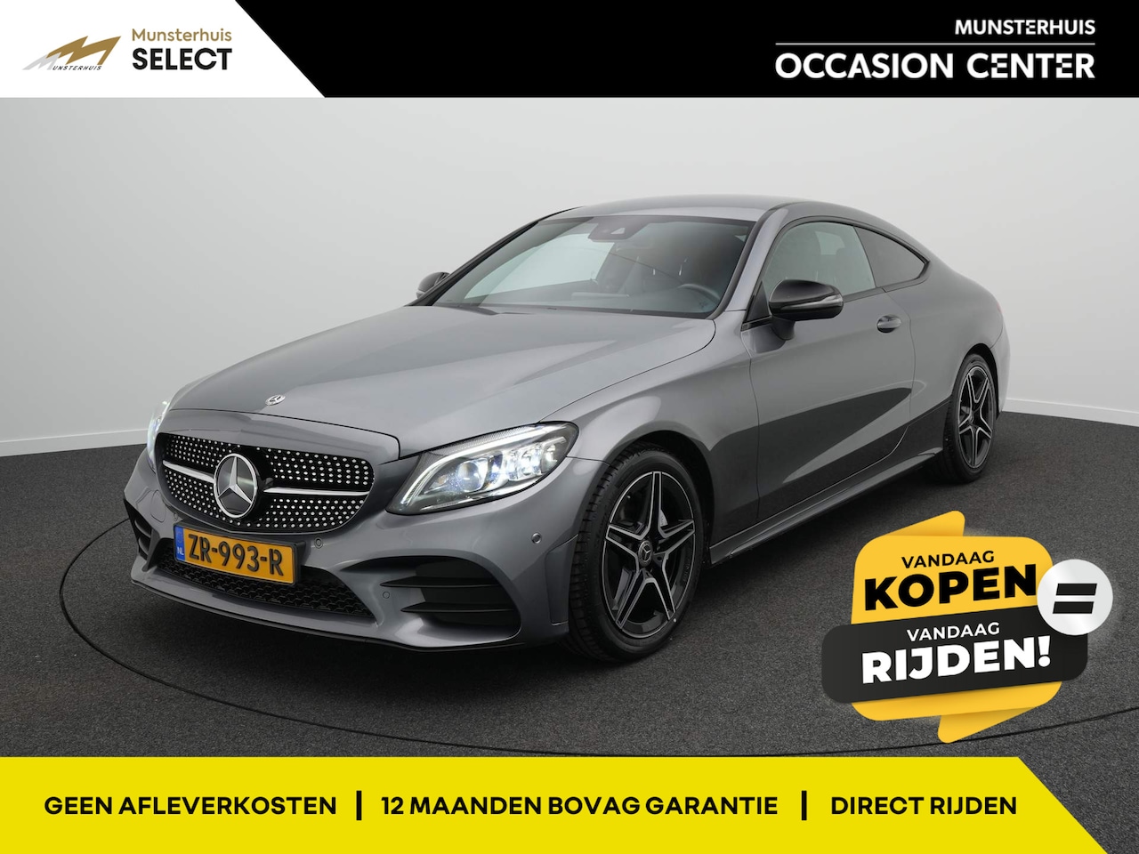 Mercedes-Benz C-klasse Coupé - 200 Premium Plus Pack - Achteruitrijcamera - Stoelverwarming - Sportieve Uitvoering - ACTI - AutoWereld.nl