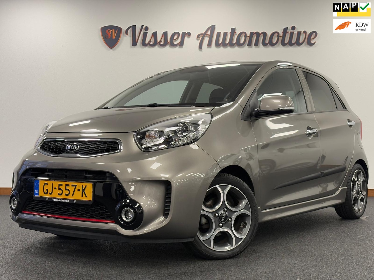 Kia Picanto - 1.2 CVVT SportsLine*Nationale Auto Pas*Airco*Stoelverwarming*Cruise-Control* - AutoWereld.nl