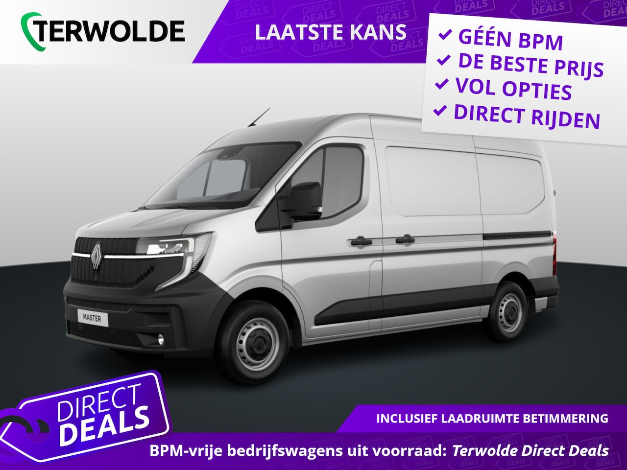 Renault Master - Gesloten Bestel L2H2 T35 dCi 130 6MT Advance | Achteruitrijcamera | C-Shape LED dagrijverl - AutoWereld.nl