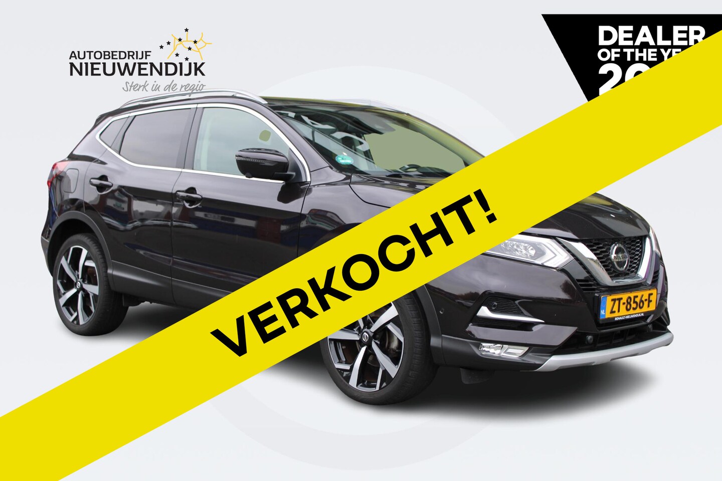 Nissan Qashqai - 1.2 Tekna | GLAZEN DAK | CAMERA | PARKEERSENSOREN | CLIMATE CONTROL | CRUISE CONTROL | APP - AutoWereld.nl