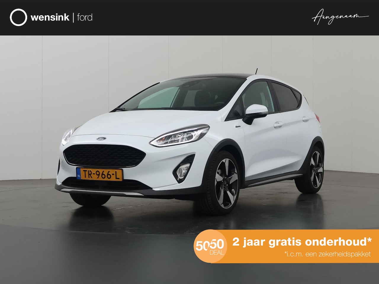 Ford Fiesta - 1.0 EcoBoost Active | Adaptive Cruise Control | Panoramadak | Climate Control | Parkeercam - AutoWereld.nl