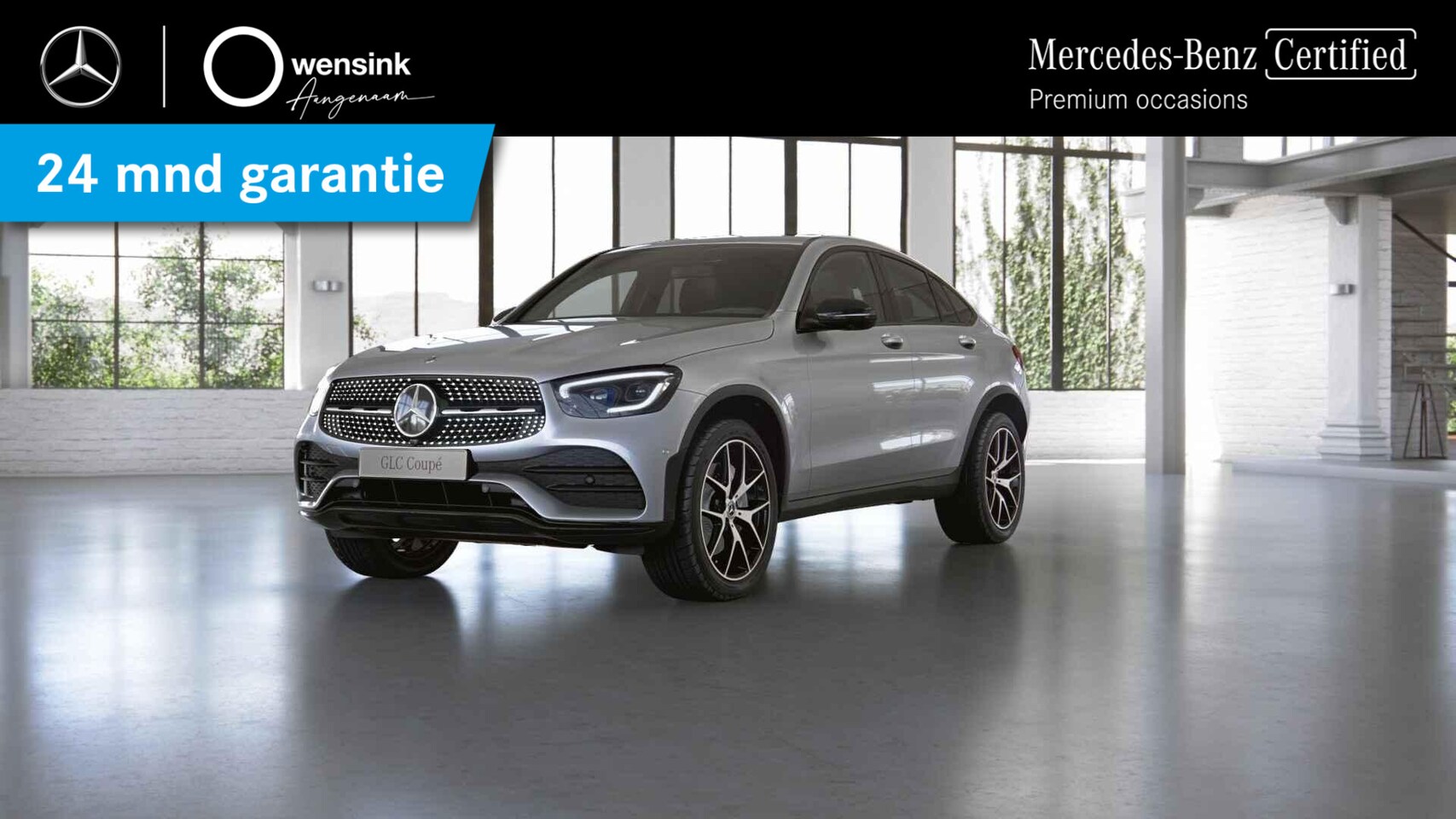 Mercedes-Benz GLC-klasse Coupé - 300e 4MATIC Premium Plus AMG | Night pakket | Burmester | Schuifdak | Digitaal dashboard | - AutoWereld.nl