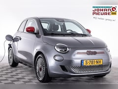 Fiat 500 - RED 24 kWh | NAVI | ECC | VELGEN ✅ 1e Eigenaar