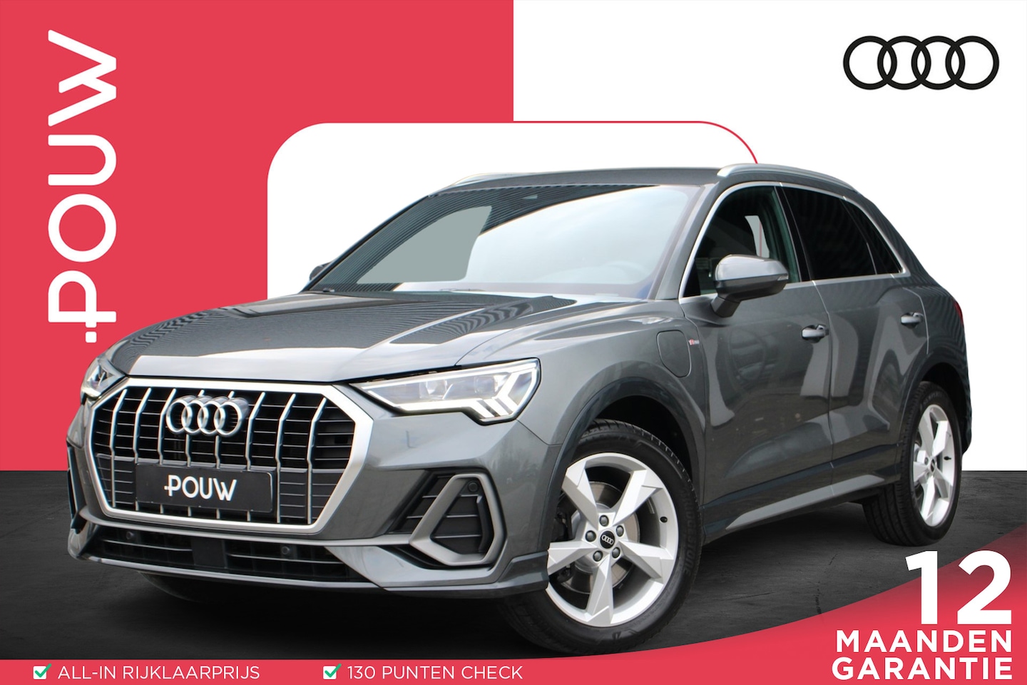 Audi Q3 - 45 TFSIe 245pk S Edition | Achteruitrijcamera | Stoelverwarming | Keyless Entry | Dodehoek - AutoWereld.nl