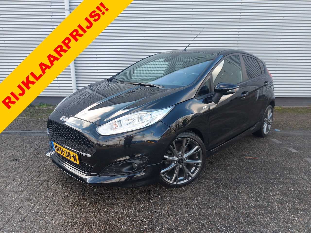 Ford Fiesta - 1.0 EcoBoost ST-line Automaat, airco,navigatie,stoelverwarming,parkeersensoren achter, - AutoWereld.nl