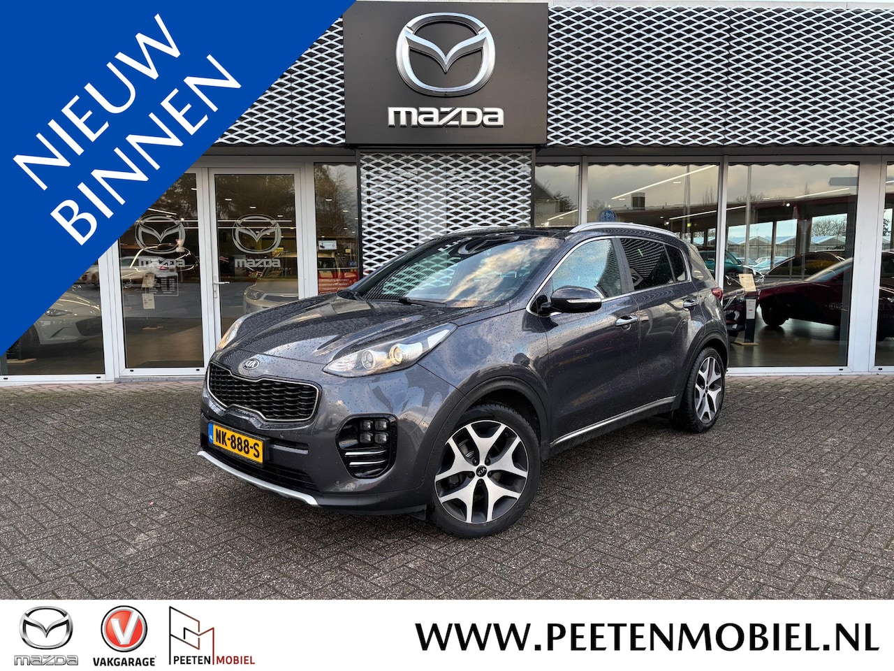 Kia Sportage - 1.6 T-GDI GT-Line AFNEEMBARE TREKHAAK | PANORAMADAK | CAMERA | 4-SEIZOENSBANDEN | - AutoWereld.nl