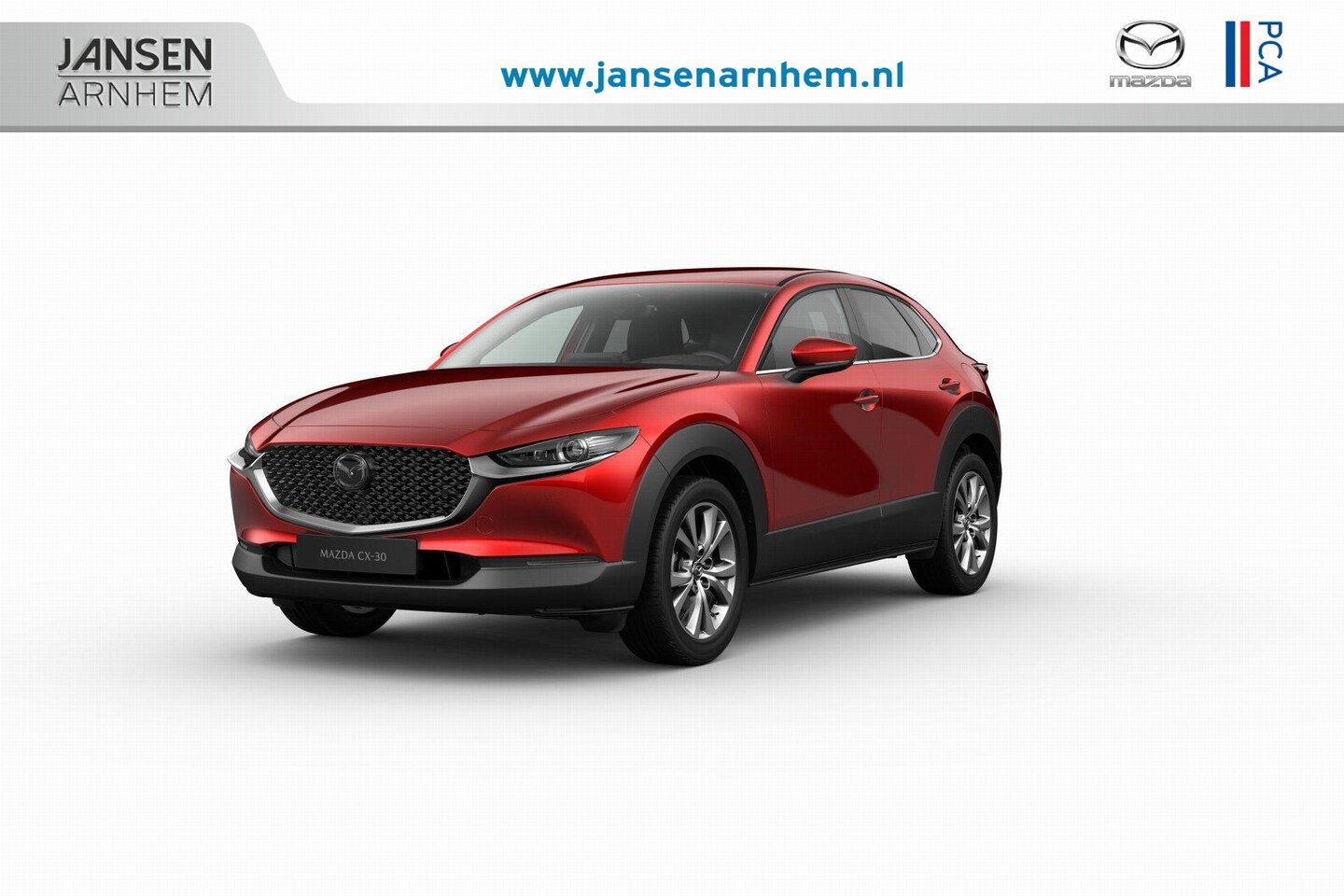 Mazda CX-30 - e-Skyactiv X 186 6AT Takumi Black Comfort Pack | 18-inch lichtmetalen velgen, Silver | 360 - AutoWereld.nl