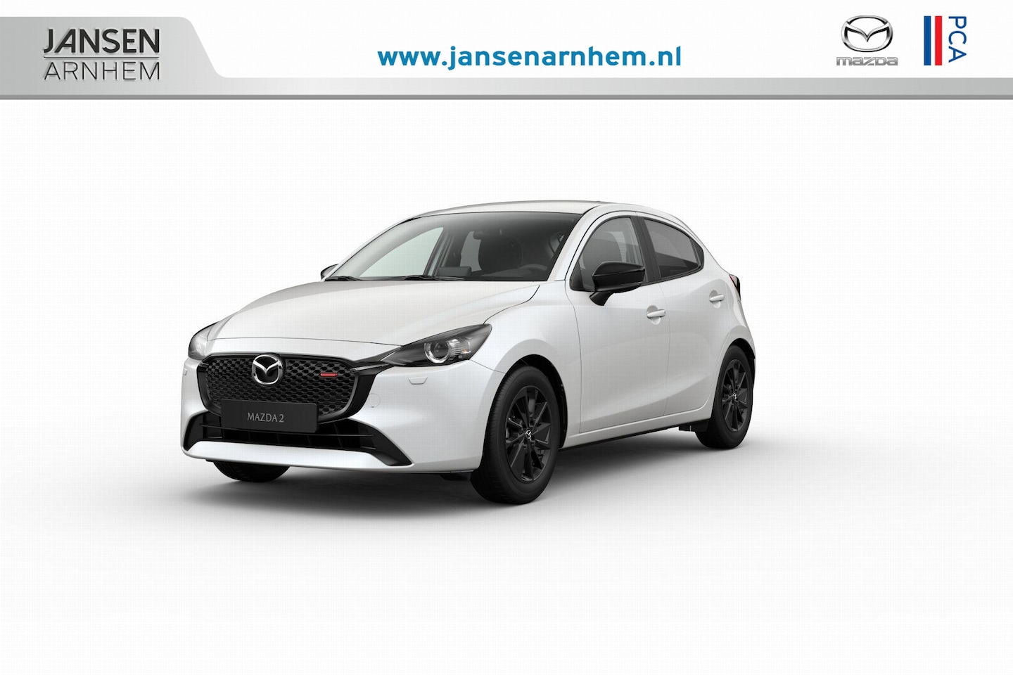 Mazda 2 - e-Skyactiv G 90 6MT Homura | 16-inch lichtmetalen velgen, Black | 8-inch LCD touchscreen k - AutoWereld.nl