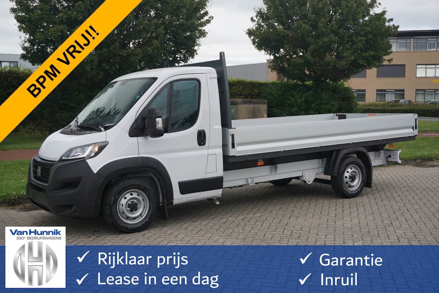 Fiat Ducato - MAXI 35 2.2 140PK Open laadbak Series 9 Airco, Cruise, Bluetooth!!  NR. T01* - AutoWereld.nl