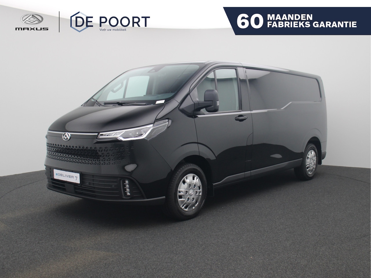 Maxus eDeliver7 - | L2H1 88kWh | Craftman Pack | extra schuifdeur | Zwart . - AutoWereld.nl