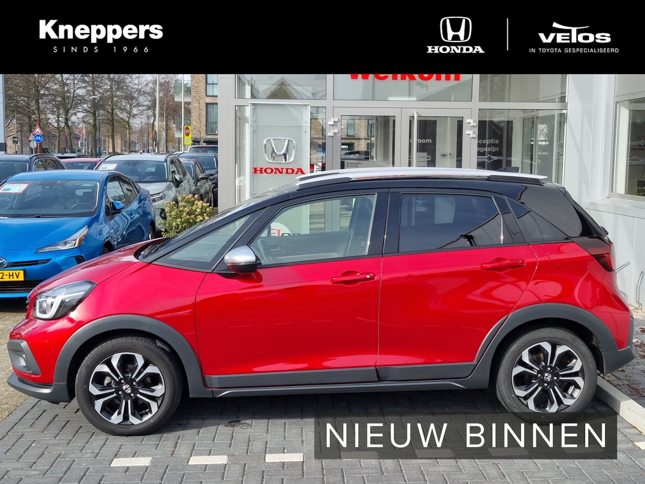 Honda Jazz - 1.5 e:HEV Crosstar BI-TONE Navigatie, Parkeersensoren V+A, Apple/Android , All-in Rijklaar - AutoWereld.nl