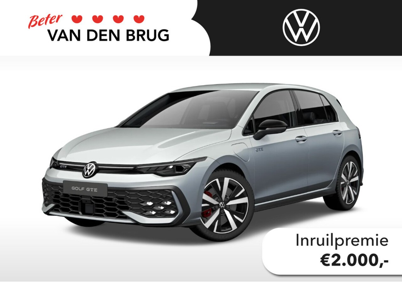 Volkswagen Golf - 1.5 eHybrid GTE I Navigatie I Head-up display I 360 Camera I Black Style I Trekhaak I - AutoWereld.nl