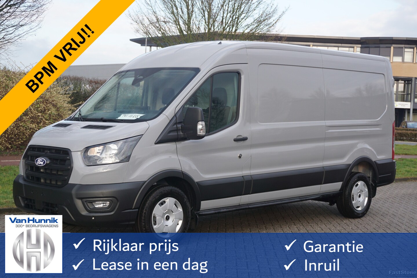 Ford Transit - 350L L3H2 Trend AUT8 130PK BPM VRIJ!! 12" Sync4 Apple CP/Cam, Laadruimte Pack! NR. 618 - AutoWereld.nl