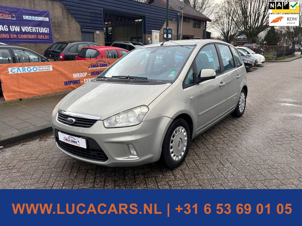 Ford C-Max - 1.8-16V Limited 2X SLEUTEL NIEUWE APK! - AutoWereld.nl