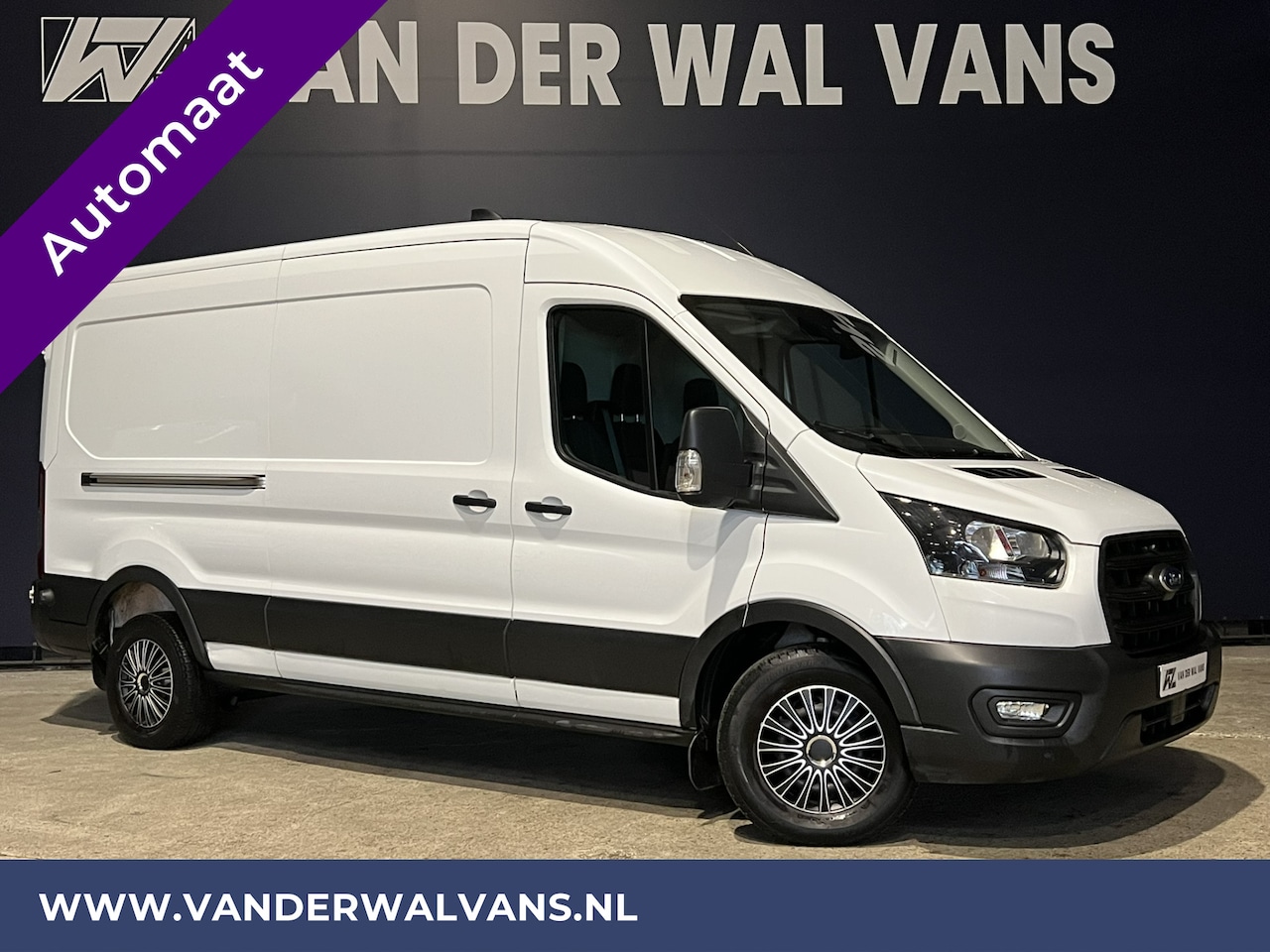 Ford Transit - 2.0 TDCI 131pk Automaat L3H2 Euro6 Airco | Cruisecontrol | Verwarmde voorruit | Parkeersen - AutoWereld.nl