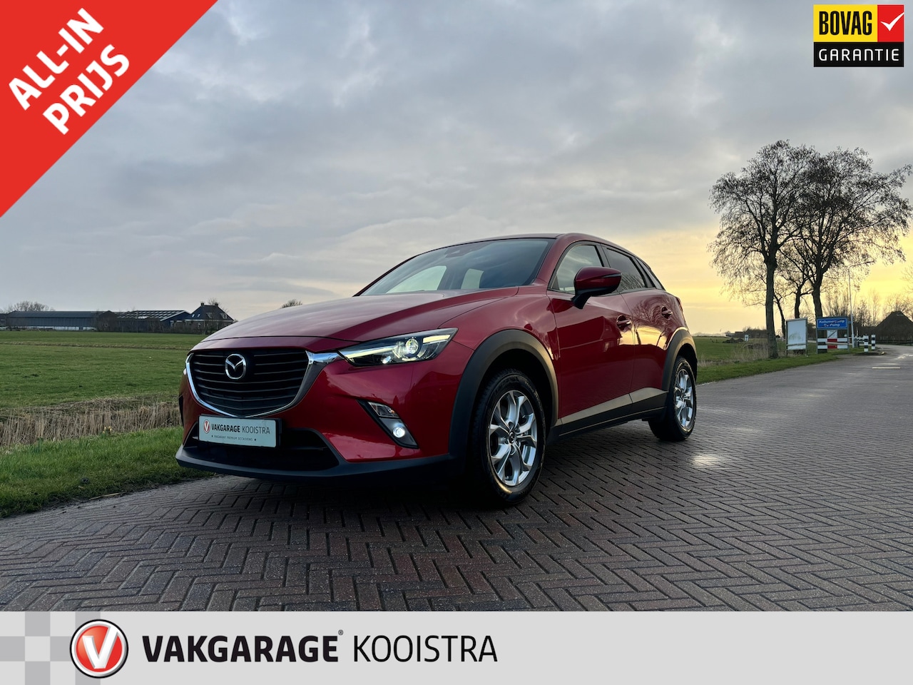 Mazda CX-3 - 2.0 SkyActiv-G 120 Dynamic AUTOMAAT/Navi/Parkeers. - AutoWereld.nl