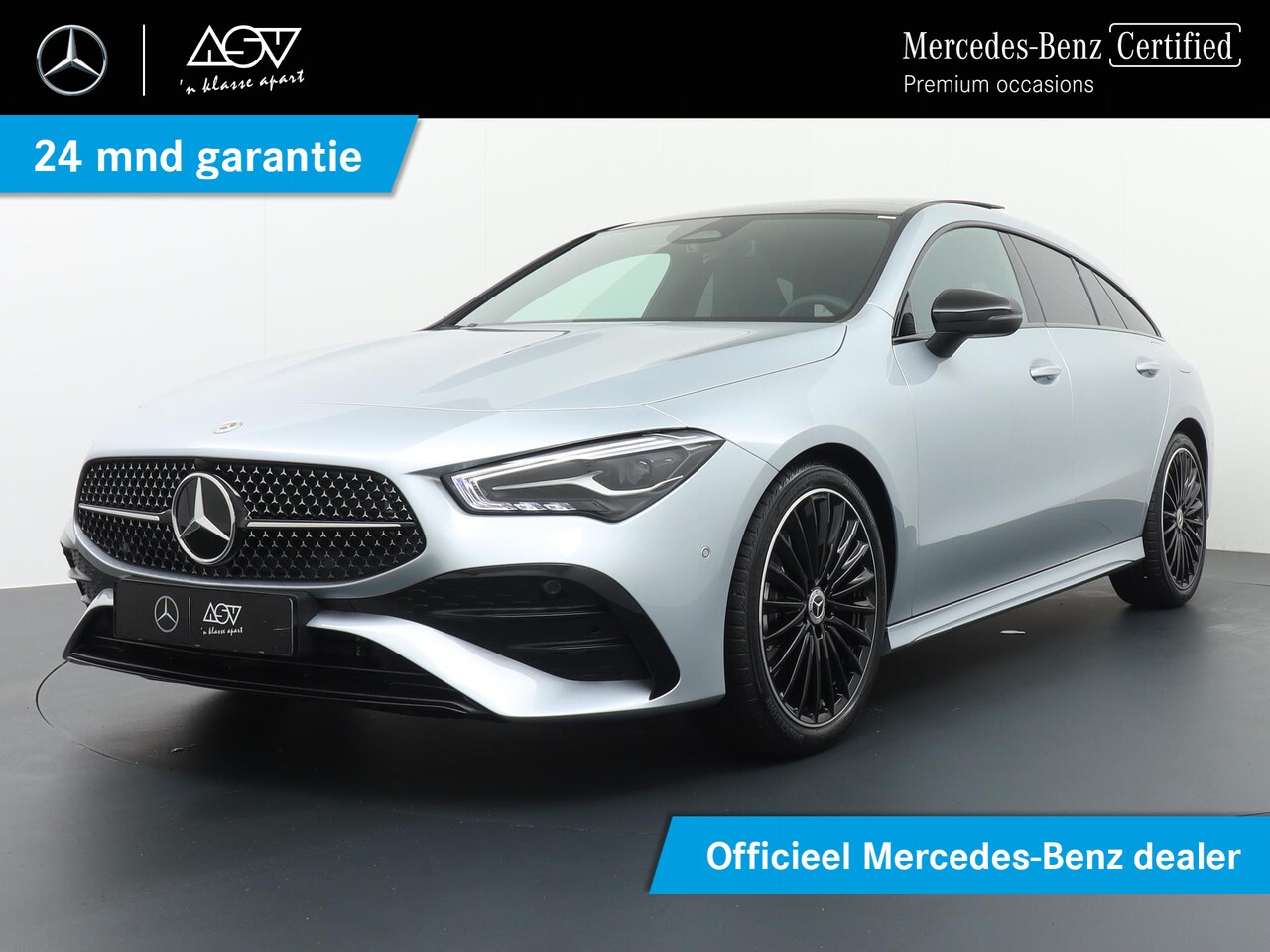 Mercedes-Benz CLA-klasse Shooting Brake - 200 AMG Line | Panorama - Schuifdak | Nightpakket | Sfeerverlichting | DAB+ Radio | Voorst - AutoWereld.nl