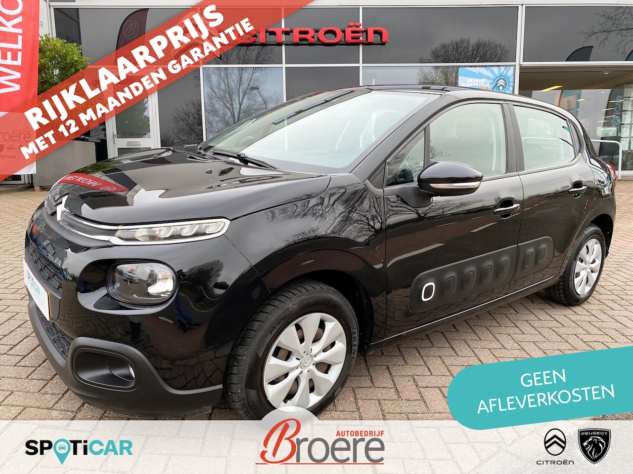 Citroën C3 - 1.2 82pk Feel | navigatie, parkeersensoren, dab, apple, android, airbump, climate - en cru - AutoWereld.nl