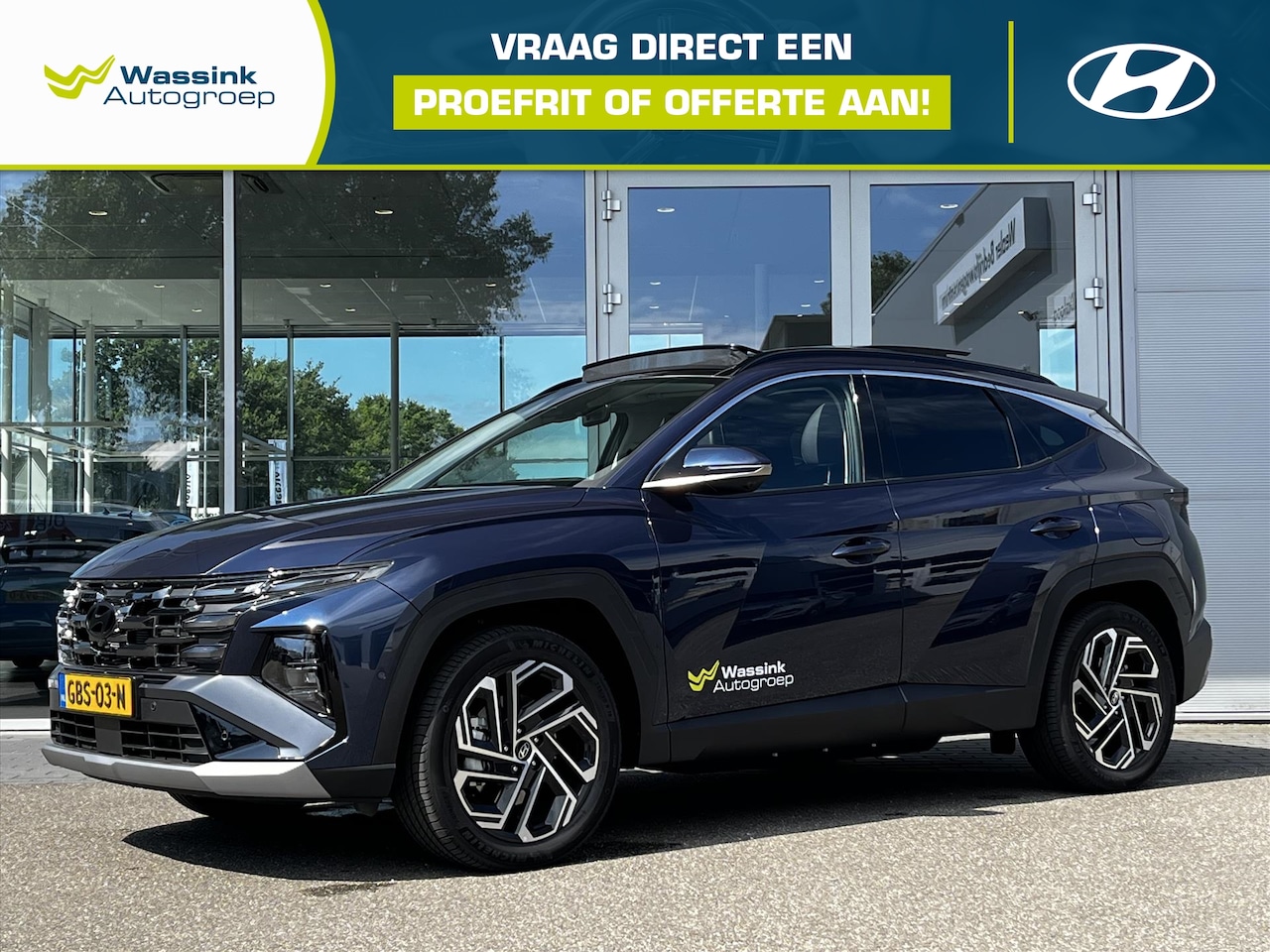 Hyundai Tucson - 1.6 T-GDi PHEV 252pk 4WD Aut Premium Sky | Panoramadak | 360graden camera | Stoelventilati - AutoWereld.nl