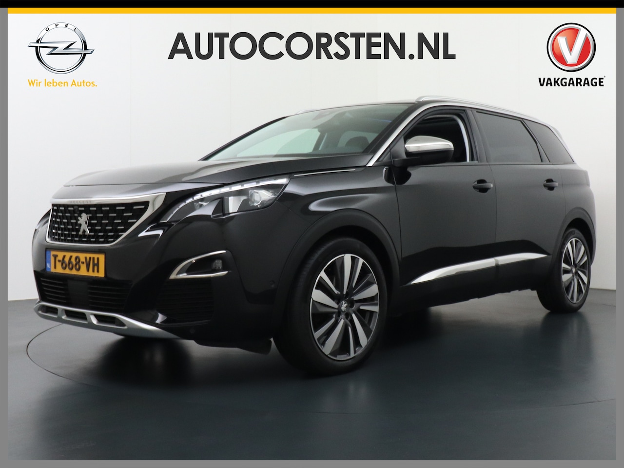 Peugeot 5008 - 1.5HDI 131PK Autom.8 GT-Line 7-Pers. Leder Panodak 360° Camera Apple Carplay Android Auto - AutoWereld.nl